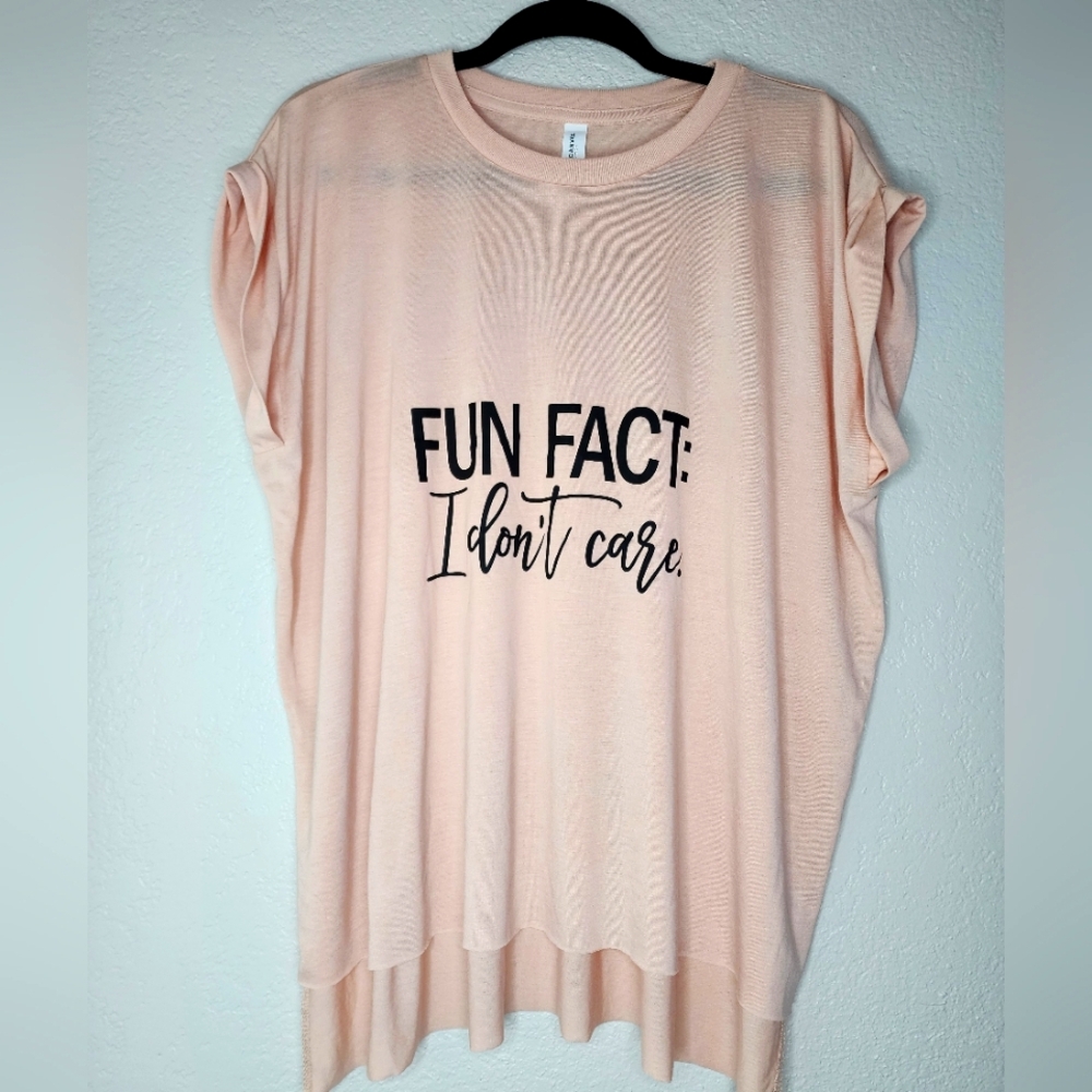 Pink Graphic Tee with Fun Quote